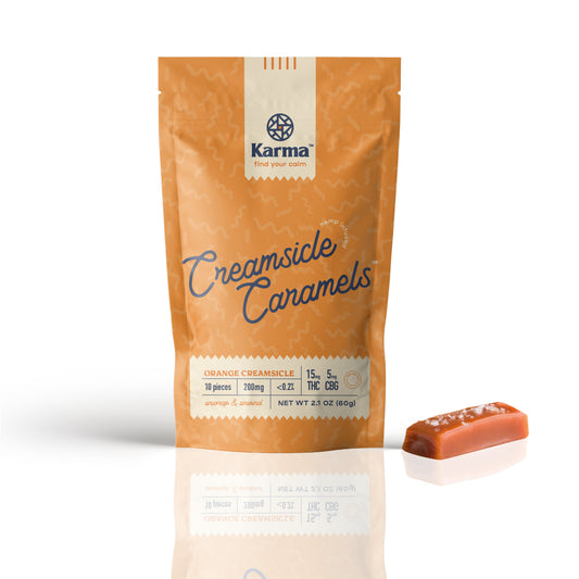 Creamsicle Caramels 150MG (10 Pieces x 15MG)